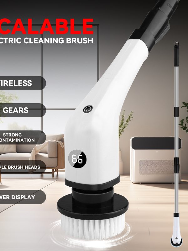 Electric Cleaning Brush Household Multi-functional 7-in-1 Toilet Bathroom Cleaning Brush