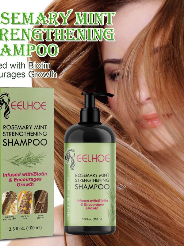 Rosemary Mint Shampoo Moisturizing Supple Hair Repair Dry Frizz Refreshing Shampoo Hair Care