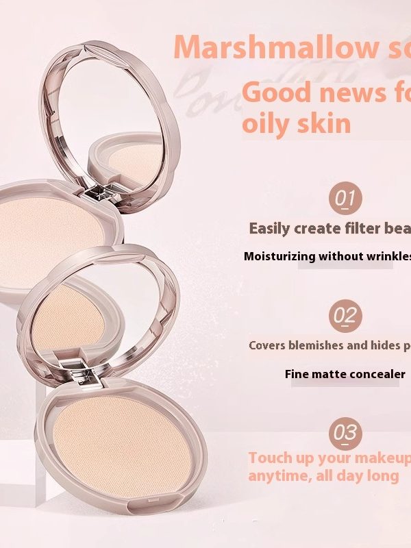 بودرة كونسيلر مرنة ومهدئة للبشرة وتسيطر على الدهون وتدوم طويلاً وتسمح للبشرة بالتنفس