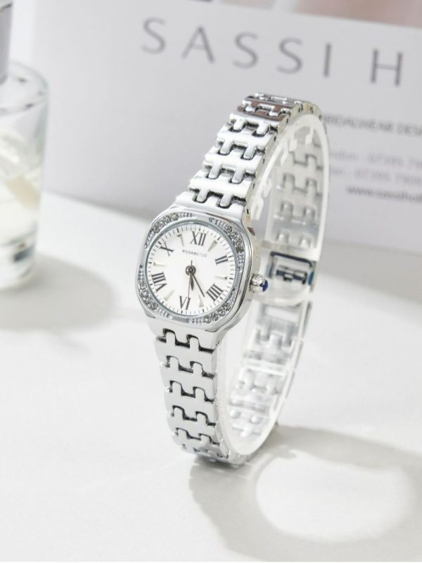 ساعة ستيريو مربعة نسائية جديدة أنيقة