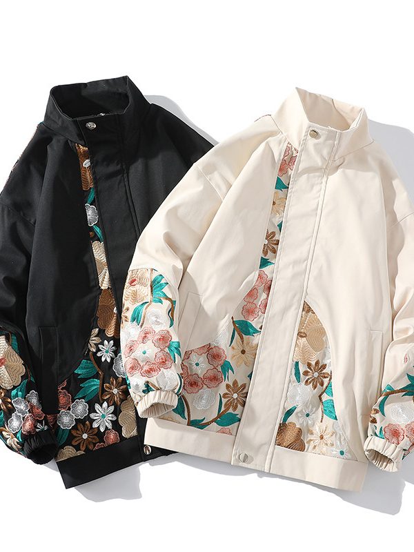 Fashion Casual Cool Embroidery Coat For Men