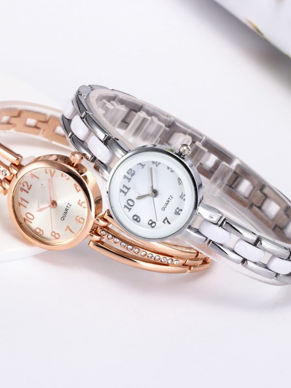 Women's Fashion Simple Diamond-set Bracelet Watch