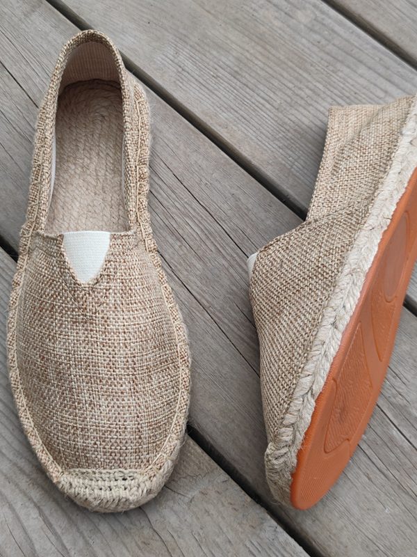 Fashionable Breathable Canvas Shoes Summer Linen Men