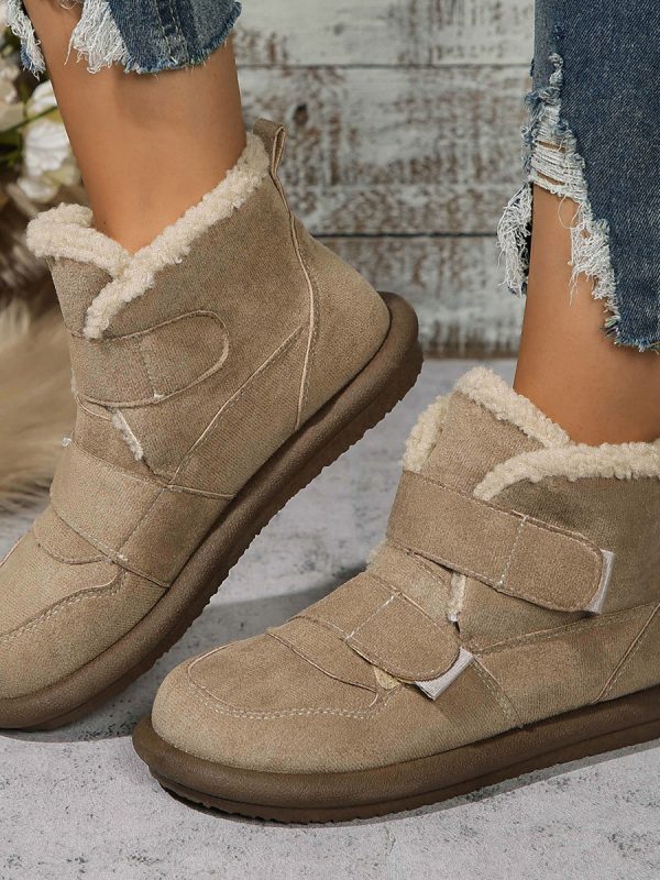 New Fleece Lined Padded Warm Keeping Snow Boots For Women