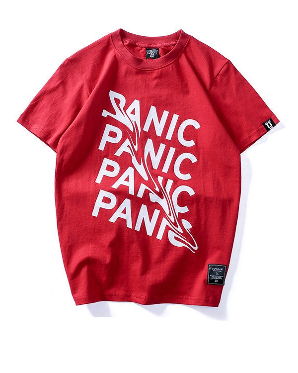 Street letter print short sleeve