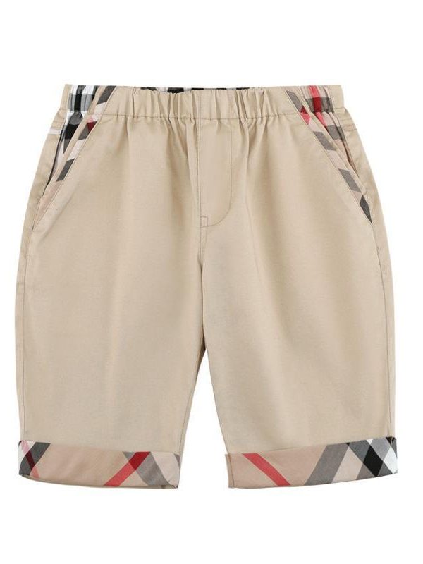 British style summer shorts boy