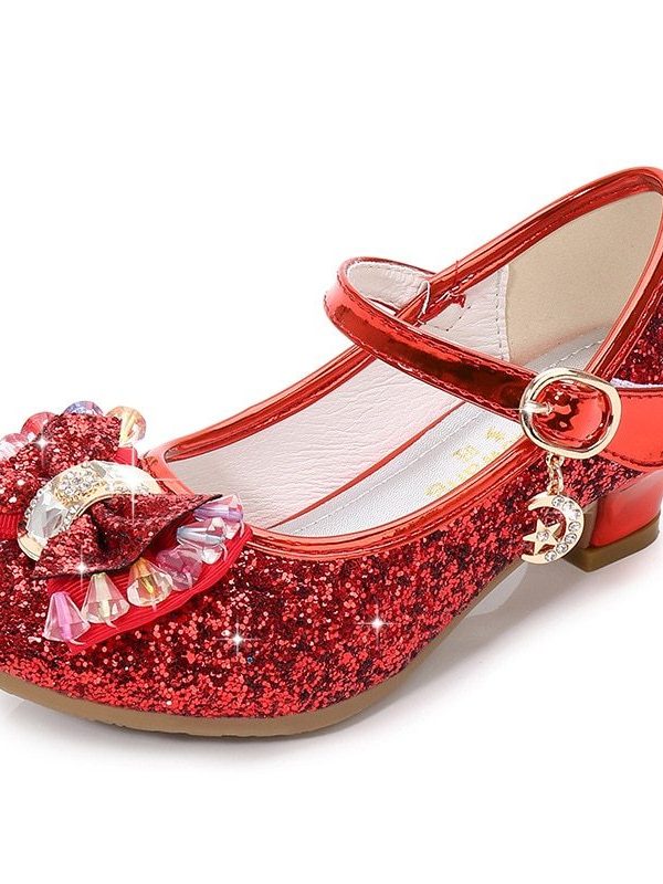 Girls princess leather shoes