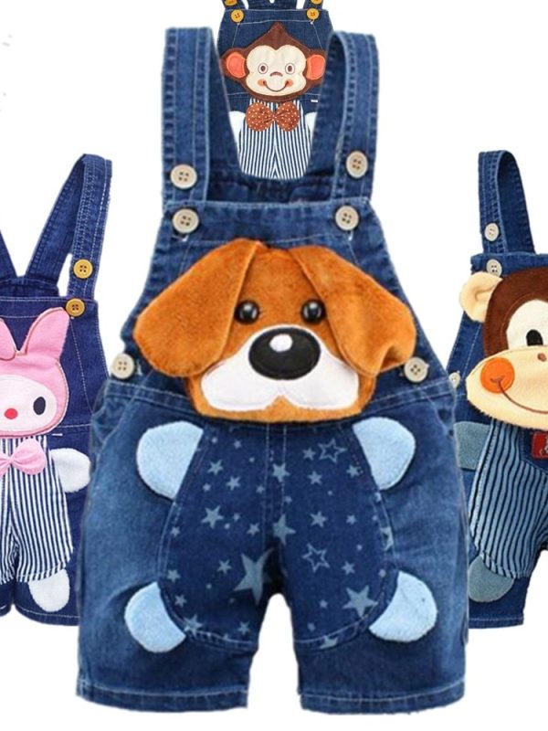 Children's summer denim overalls