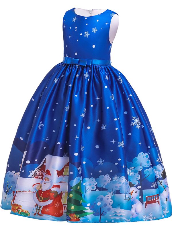 Printed girl princess skirt