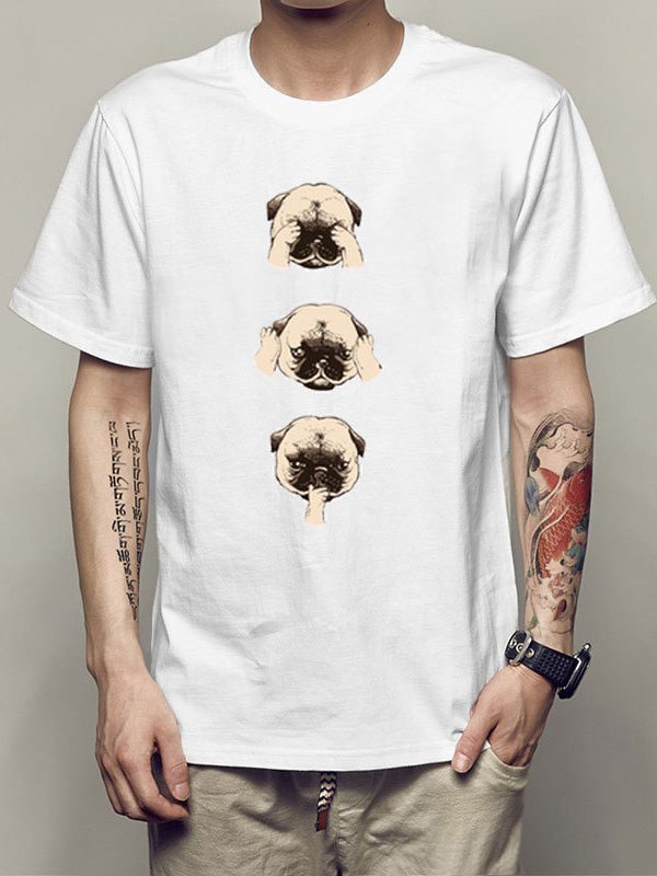 Pug Short Sleeve T-shirt
