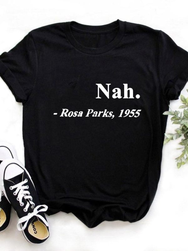 NAH Monogrammed Print Women's T-shirt Is Loose