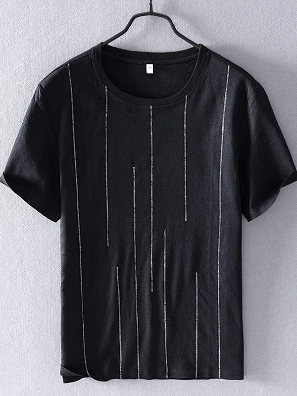 Men's striped T-shirt