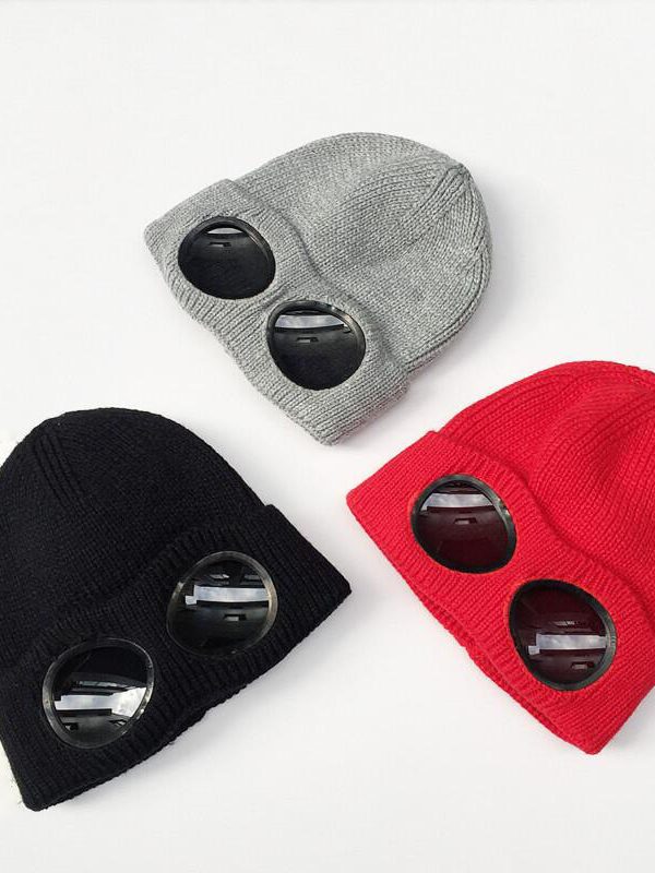 Windproof glasses wool cap
