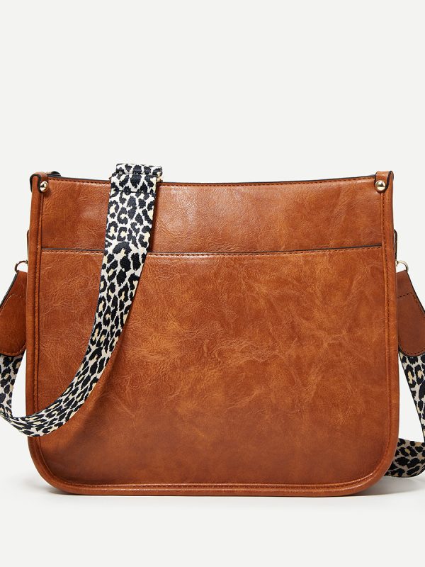 Crossbody Leopard Print Shoulder Large Capacity Totes