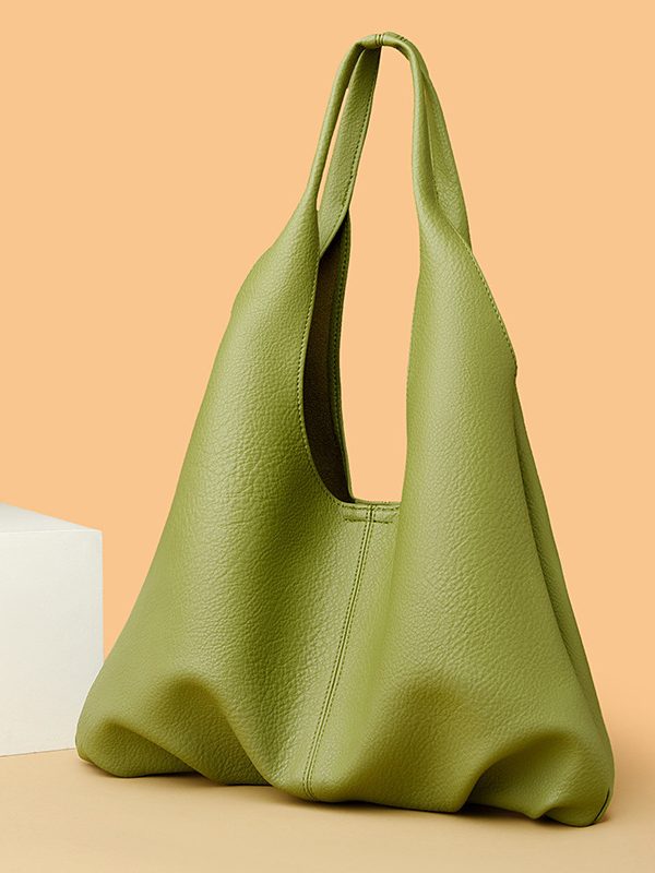 Ins Design Underarm Bags Fashion Solid Color Large Capacity Simple Shoulder Bag For Women Party Bags