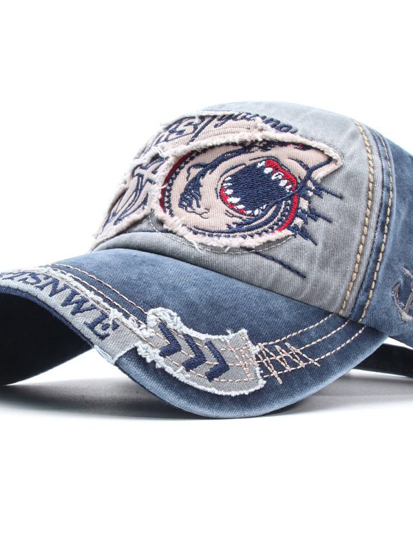 Personalized Jaws Embroidered Baseball Cap