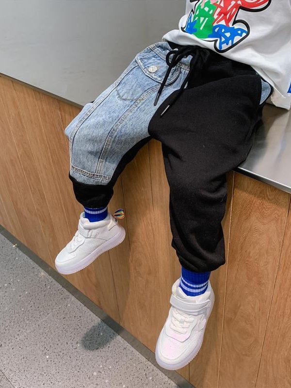 New Style Western-style Trousers, Big Children's Baby Autumn Style