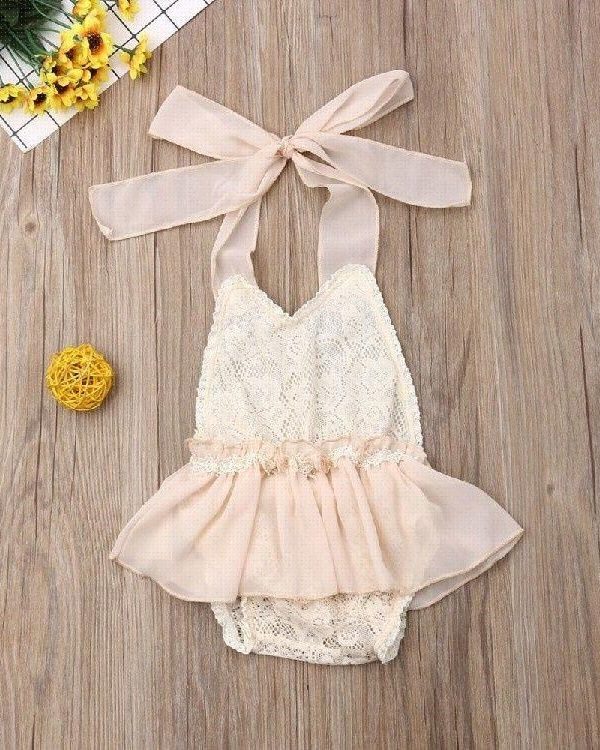 Newborn Girls Romper Dress Jumpsuit Summer Clothes for Baby