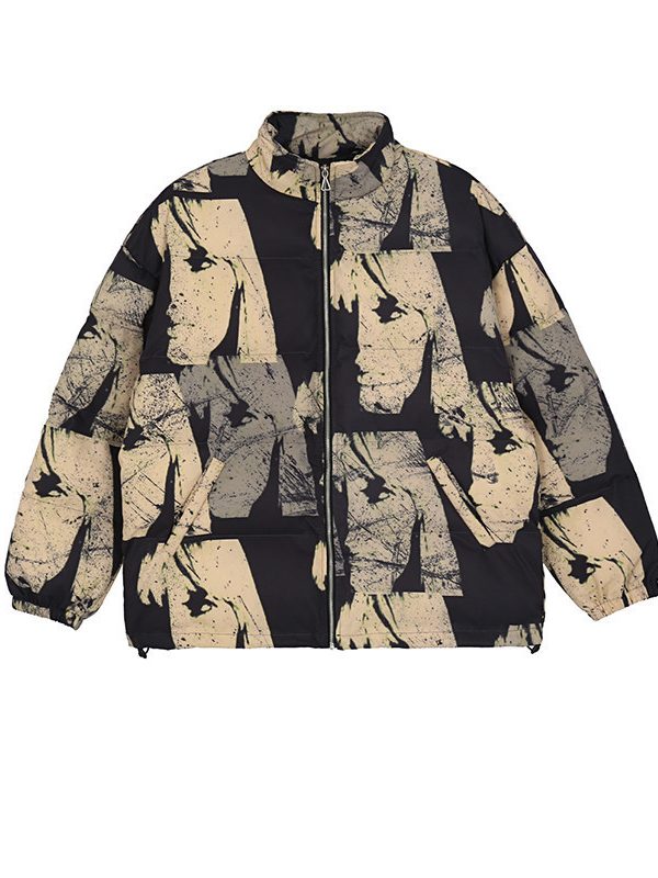 Dark Tide Brand Cartoon Print Cotton Jacket