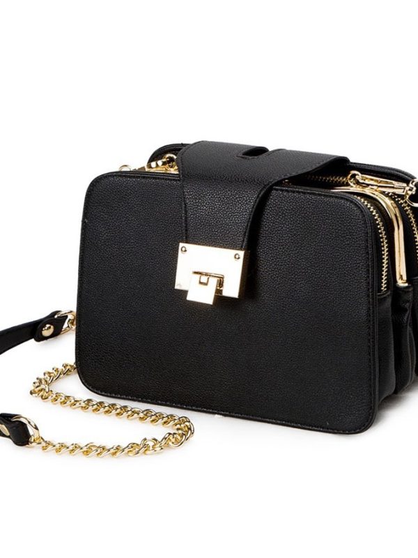 Handbags Clutch Bag Ladies Messenger Bags With Metal Buckle