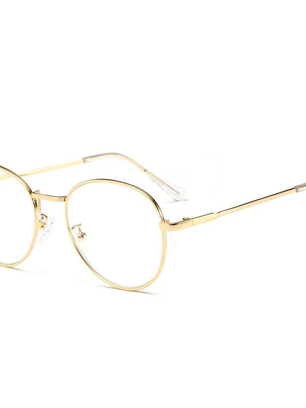 New Glasses Bauhinia Metal Women's Fashion Young State Blue Light Proof Presbyopic Glasses