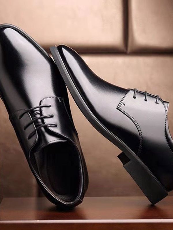 Mazefeng Men Leather Shoes Casual Top Quality Oxfords Men Genuine Leather Dress Shoes