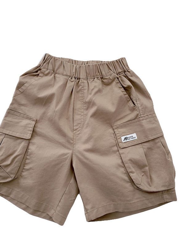 Magic West Children"s Summer New Thin Cotton Tooling Shorts Boys" Korean Cool Loose Baby Pants