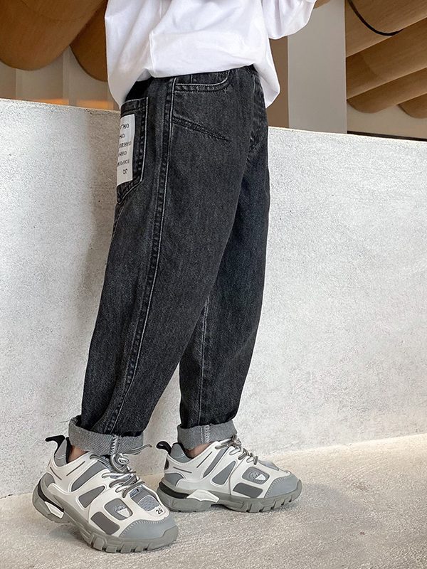 Boys' Jeans Spring And Autumn Trousers Spring New Children's Clothing, Big Children's Pants, Boys Korean Style