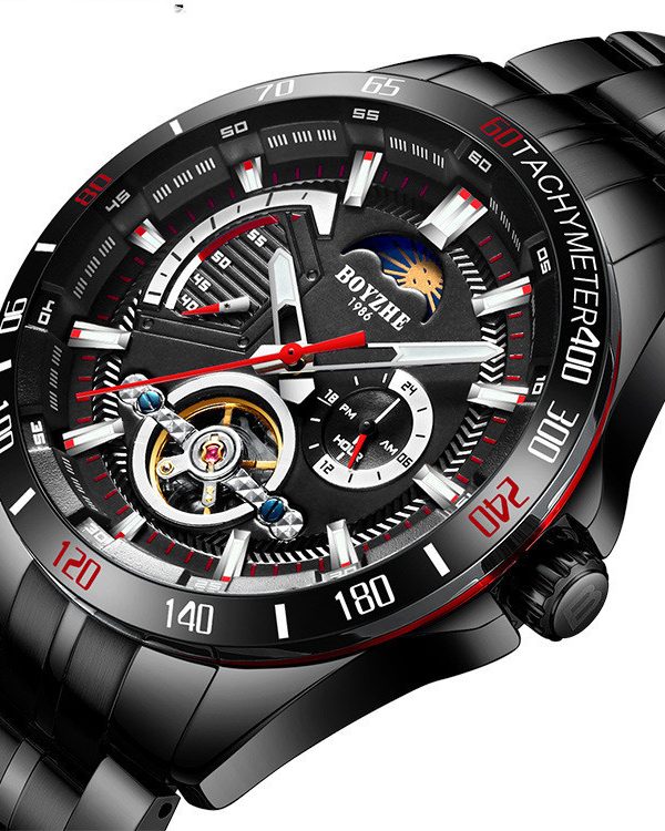 Automatic Stainless Steel Strap Luminous Waterproof Fashion Sports