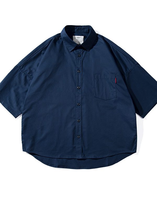 Japanese Retro Loose Tooling Short Sleeves