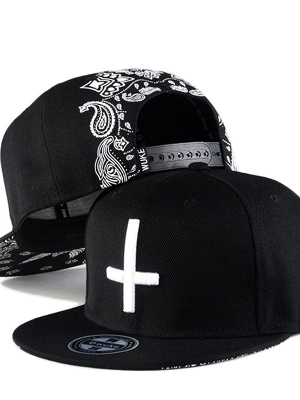 Trendy Street Dance Cross Embroidered Baseball