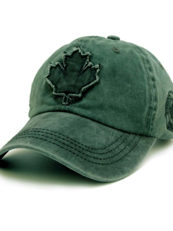 Europe, America, Canada Maple Leaf Pattern Baseball Cap Men'S And Women'S Cap