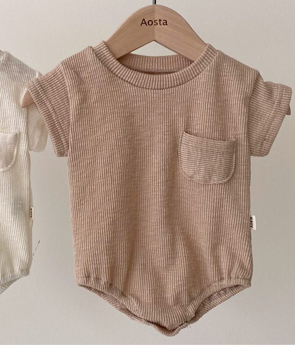 Children'S Clothing T-Shirt Summer Baby Clothes Solid Color Triangle Bag Fart Baby Romper-Loose Short-Sleeved Casual Children'S Pants