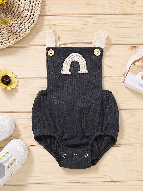 Rainbow Clothes Baby Boys And Girls Triangle Climbing Suit