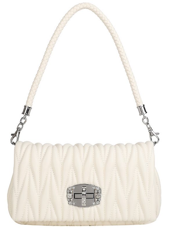 Hong Kong Genuine Leather Armpit Bag Famous Brand Bag New Trendy Chain Small Bag Luxury One-Shoulder Messenger Bag