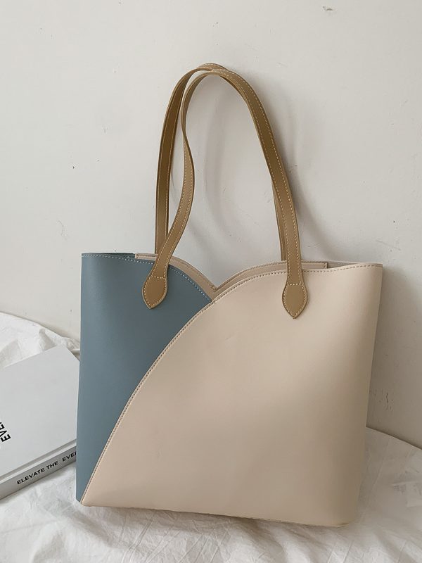 Women's Big Bags Autumn Tide New Handbags Western Style Wild Fashion Large-Capacity Shoulder Bag Tote Bag Women