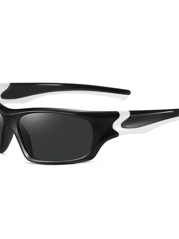 نظارات شمسية رياضية جديدة ثنائية اللون بإطار ملون للاستخدام الخارجي لركوب الدراجات