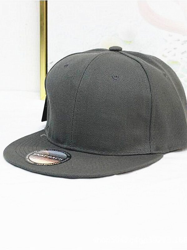 Pure Color Light Board Flat Brim Hat Flat Brim Duck Tongue Hat Men'S And Women'S Fashion Casual Street Dance Hat Korean Style Trend