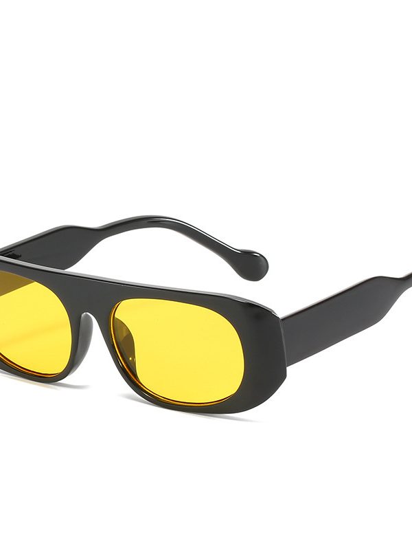 Retro Transparent Glasses Ladies Sunglasses