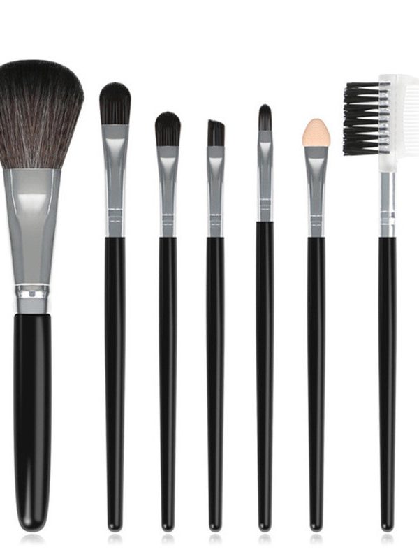 مجموعة فرش مكياج بشعيرات متدرجة الألوان للمبتدئين في عالم المكياج