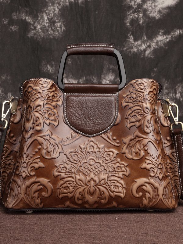 Genuine Leather Handbags Fashion Messenger Bags Cowhide Handbags