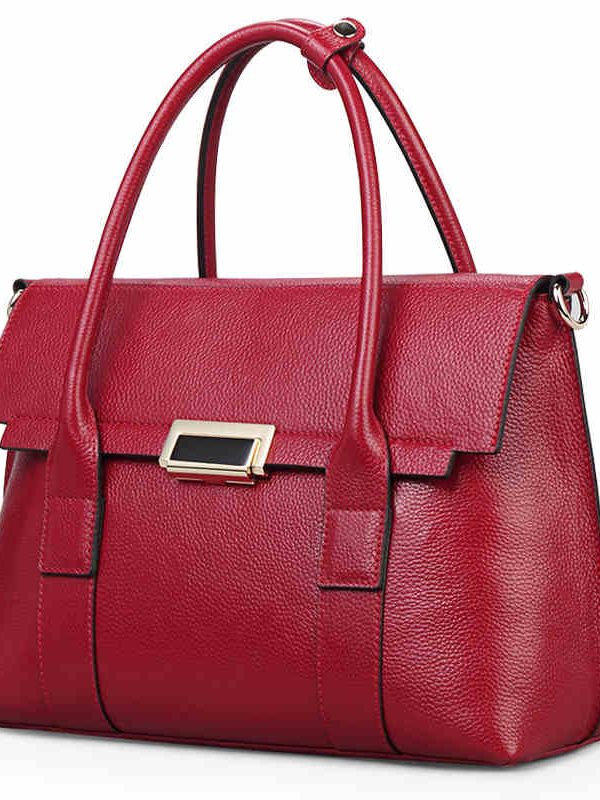 European And American New Leather Handbags, Big Bags, Ladies All-match Handbags, First Layer Cowhide Single Shoulder Messenger Bag