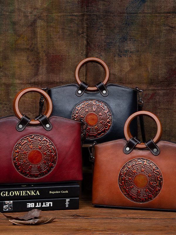 Fashion Vintage Designer Ladies Bags Genuine Leather Womens Handbags For Women Shoulder Bag