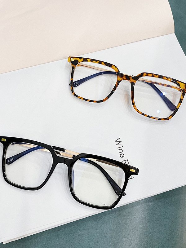 Plain Glasses, Square Glasses Frame, All-match Myopia Glasses Frame