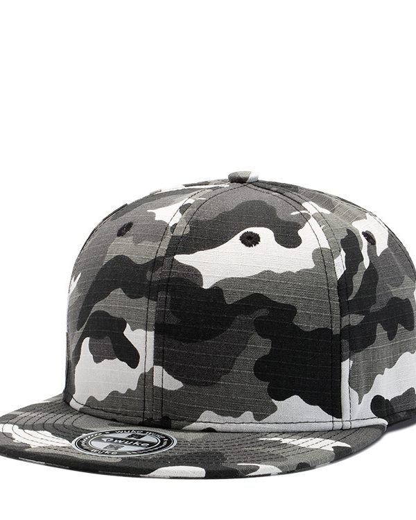 Small Check Cotton Camouflage Baseball Cap