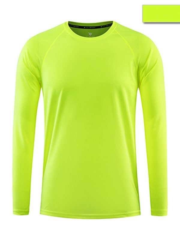 Sports Quick-Drying Long-Sleeved Shirt Marathon Outdoor Running Team Wear Sportswear Fitness  Printed