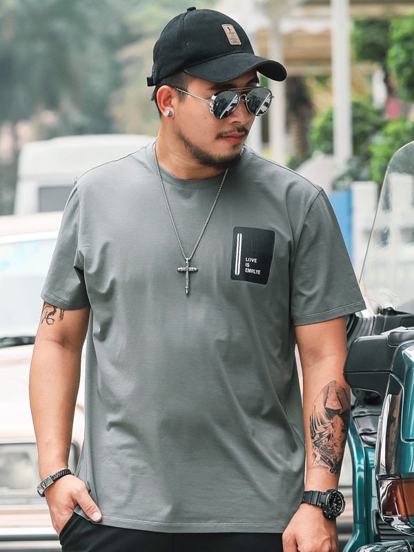 Men's Short Sleeve Printed Loose T-shirt