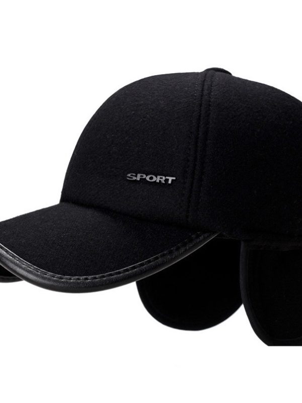 Padded hat with tongue guard
