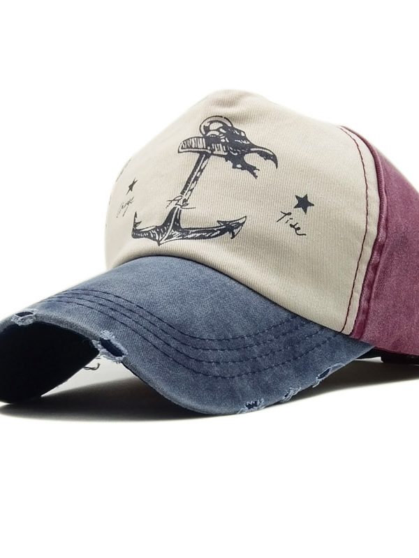 Washed cotton baseball cap