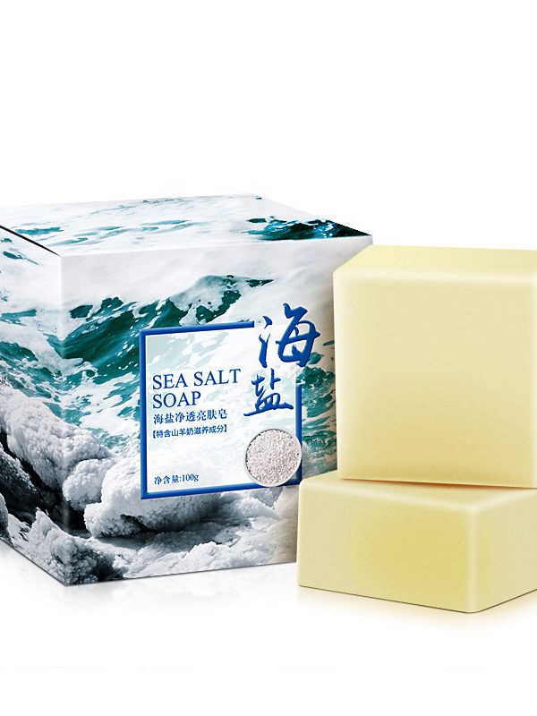 Goat's milk and sea salt soap